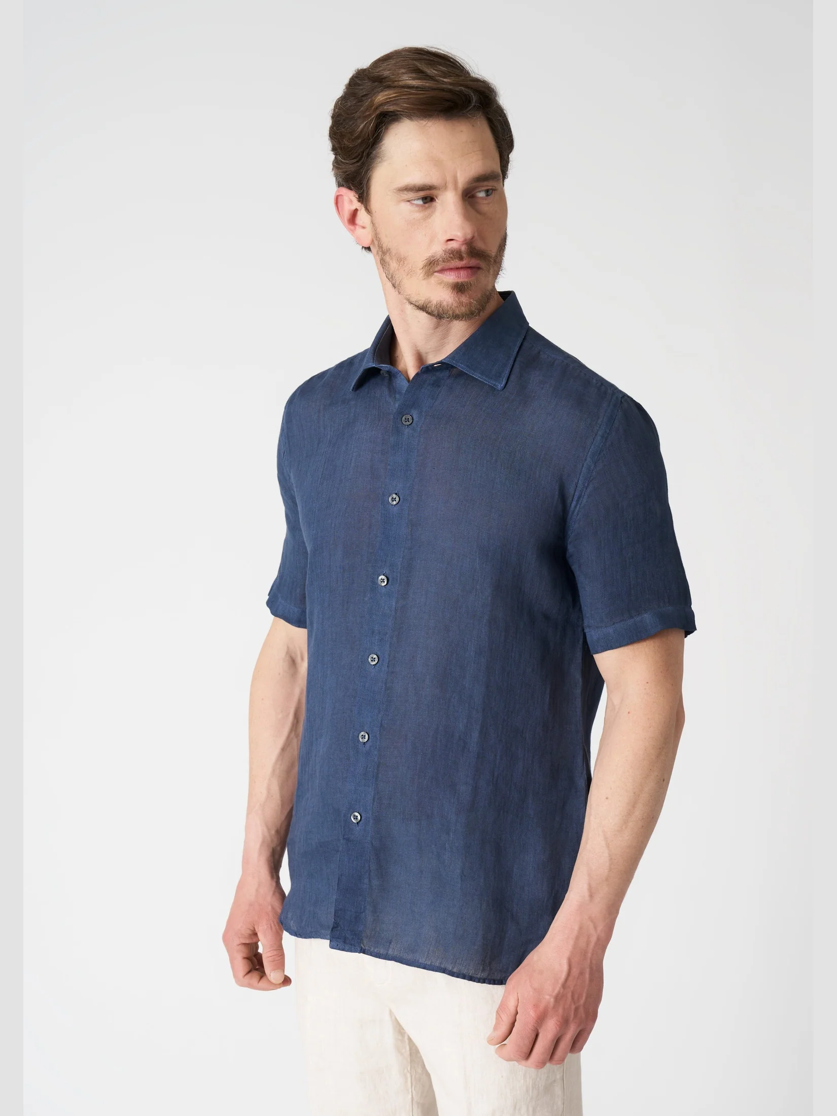 Short sleeve men shirts - Image 4