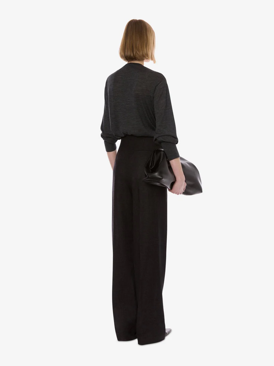 Pure merino wool sweater with floral embroidery - Image 3