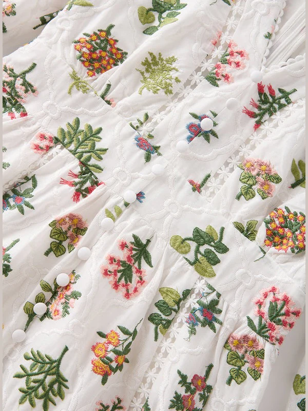 Lillian embroidered dress - Image 7