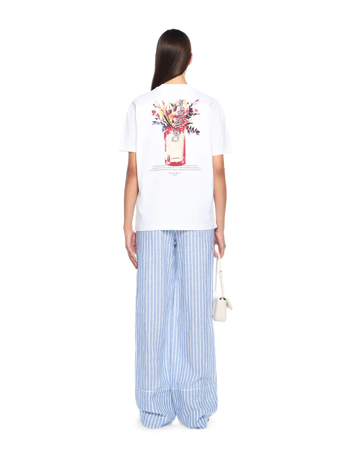 Striped wide-leg pants - Image 4